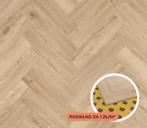 Vinylboden ARBITON Amaron Herringbone Eiche Wembley + Unterlage für 1 € AKTION