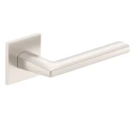 Türdrücker mit quadratischer Rosette Metal-Bud Rumba Fit - Messing Matt (1) (1) (1) (1)